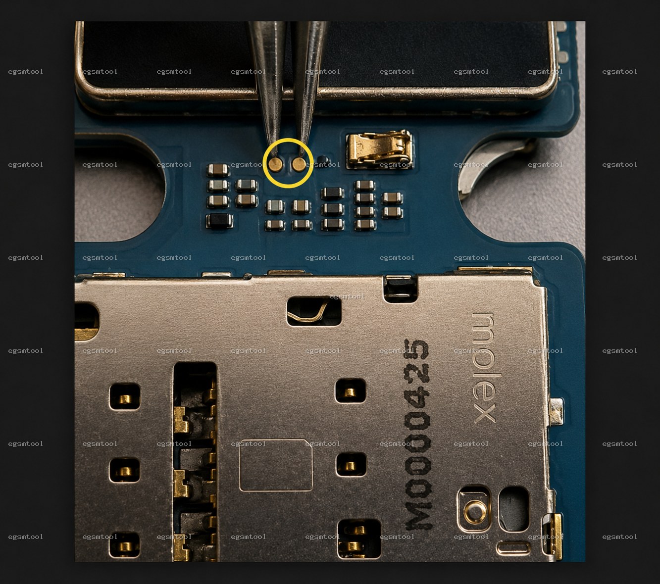 Samsung Samsung Galaxy J8 2018 SM J810Y SM J810M test point diagram — EDL ISP BROM pinout
