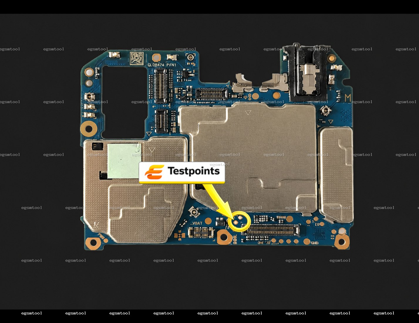 Samsung Samsung Galaxy A01 SM A015F test point diagram — EDL ISP BROM pinout