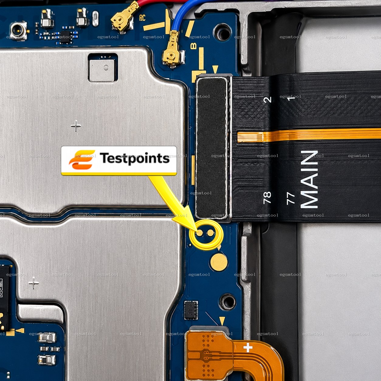 Samsung Samsung Galaxy A15 5G SM A156U SM A156B SM A156M SM A156E test point diagram — EDL ISP BROM pinout