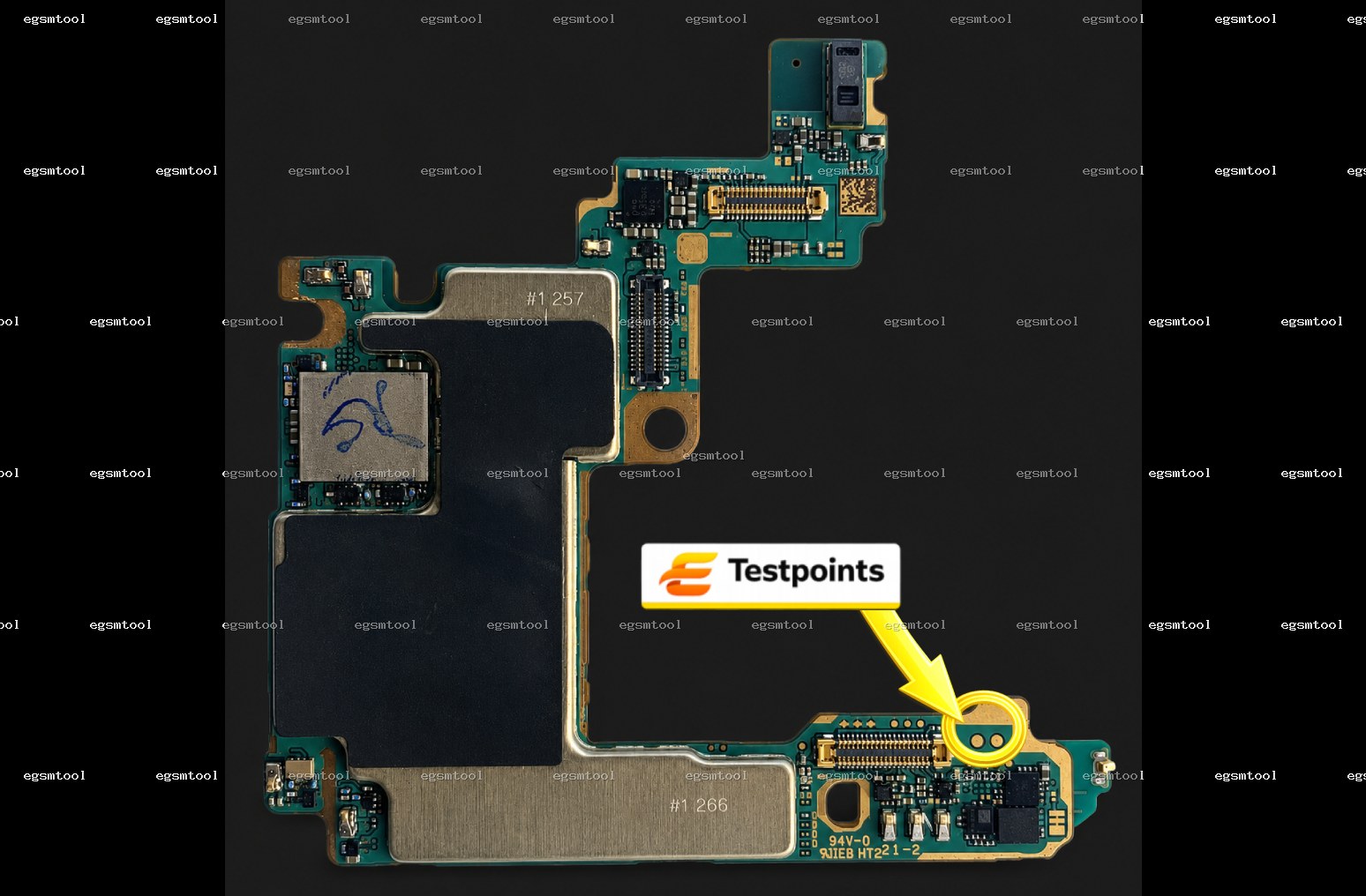 Samsung Samsung Galaxy S21 Ultra 5G SM G998U SM G998U1 test point diagram — EDL ISP BROM pinout