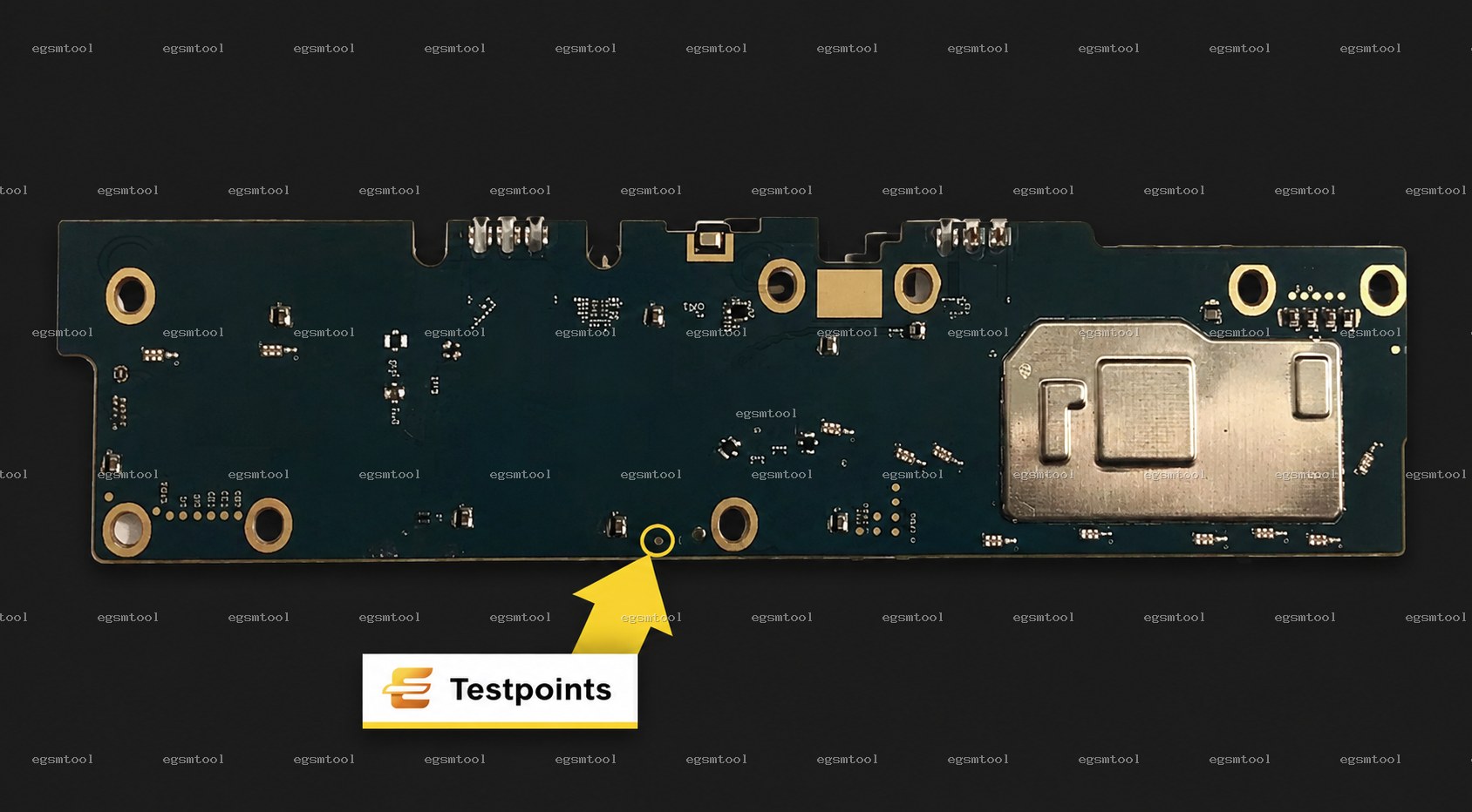 Samsung Samsung Galaxy Tab A8 10.5 WiFi SM X200 SM X205 test point diagram — EDL ISP BROM pinout
