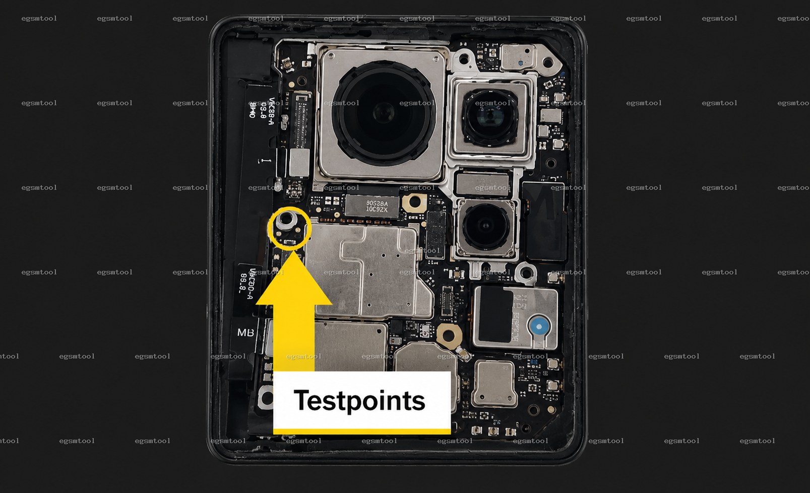 Xiaomi Xiaomi 13 Pro test point diagram — EDL ISP BROM pinout