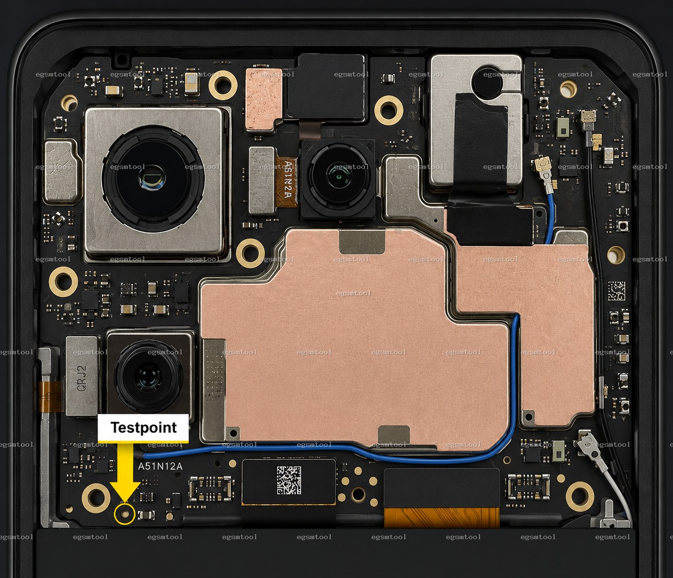Xiaomi Xiaomi 14T test point diagram — EDL ISP BROM pinout