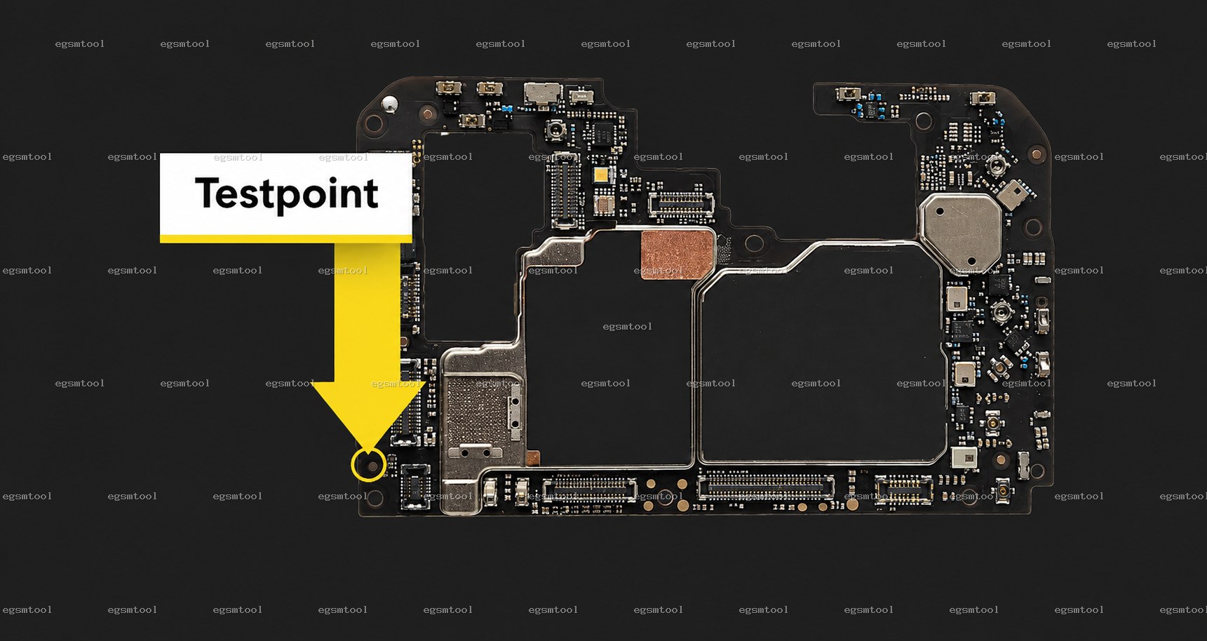 Xiaomi Xiaomi Poco X3 GT test point diagram — EDL ISP BROM pinout