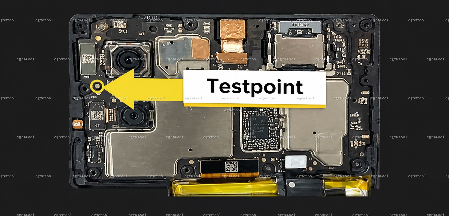 Xiaomi Xiaomi Redmi A2+ test point diagram — EDL ISP BROM pinout