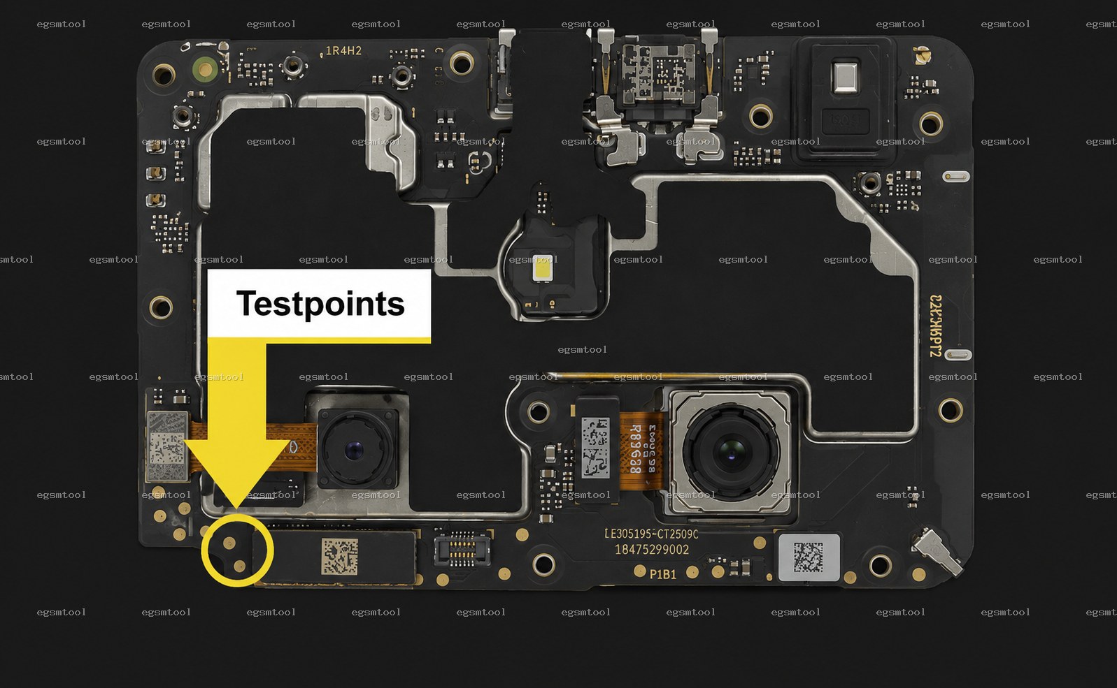 Xiaomi Xiaomi Poco C75 5G test point diagram — EDL ISP BROM pinout