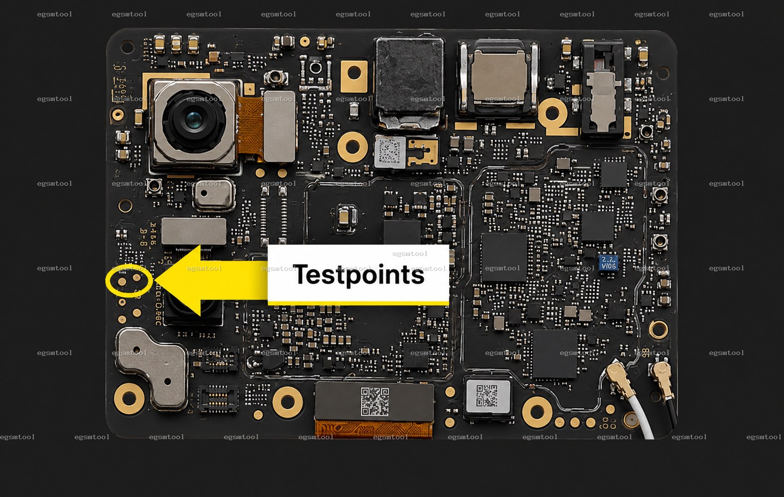 Xiaomi Xiaomi POCO M6 test point diagram — EDL ISP BROM pinout