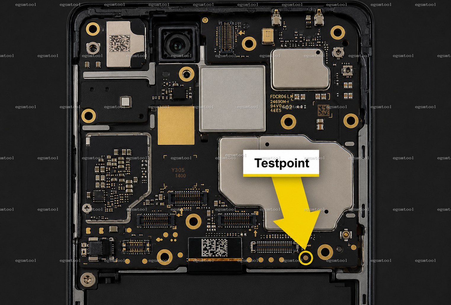 Xiaomi Xiaomi Poco X3 test point diagram — EDL ISP BROM pinout