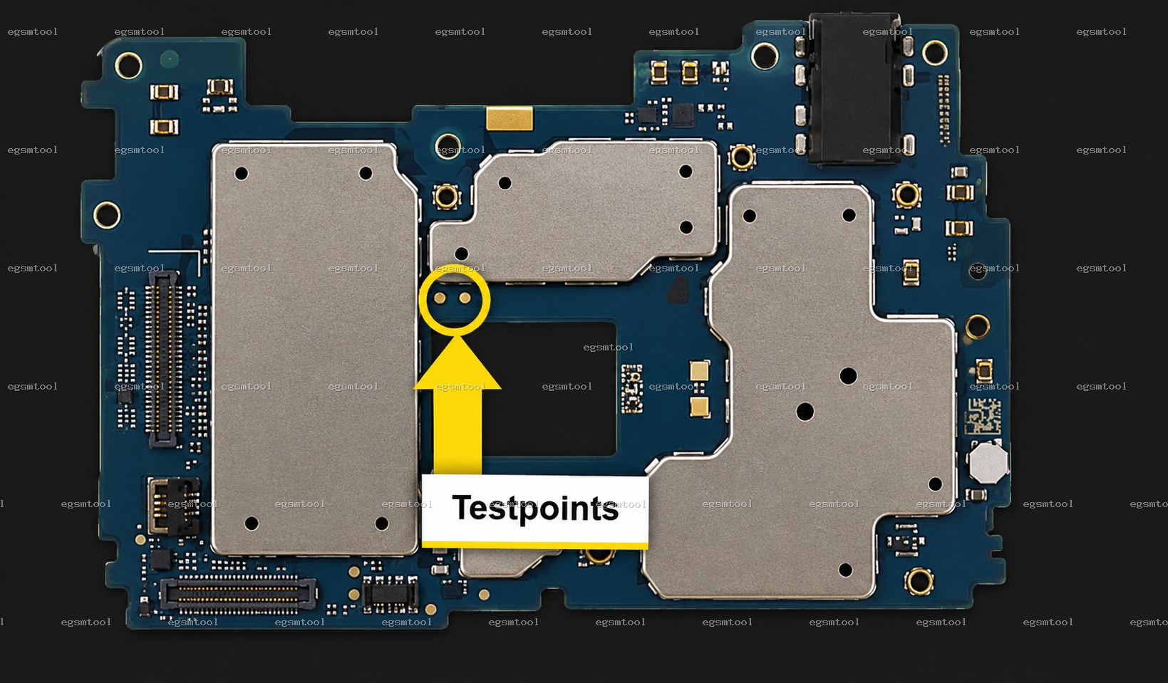 Xiaomi Xiaomi Redmi Note 2 test point diagram — EDL ISP BROM pinout