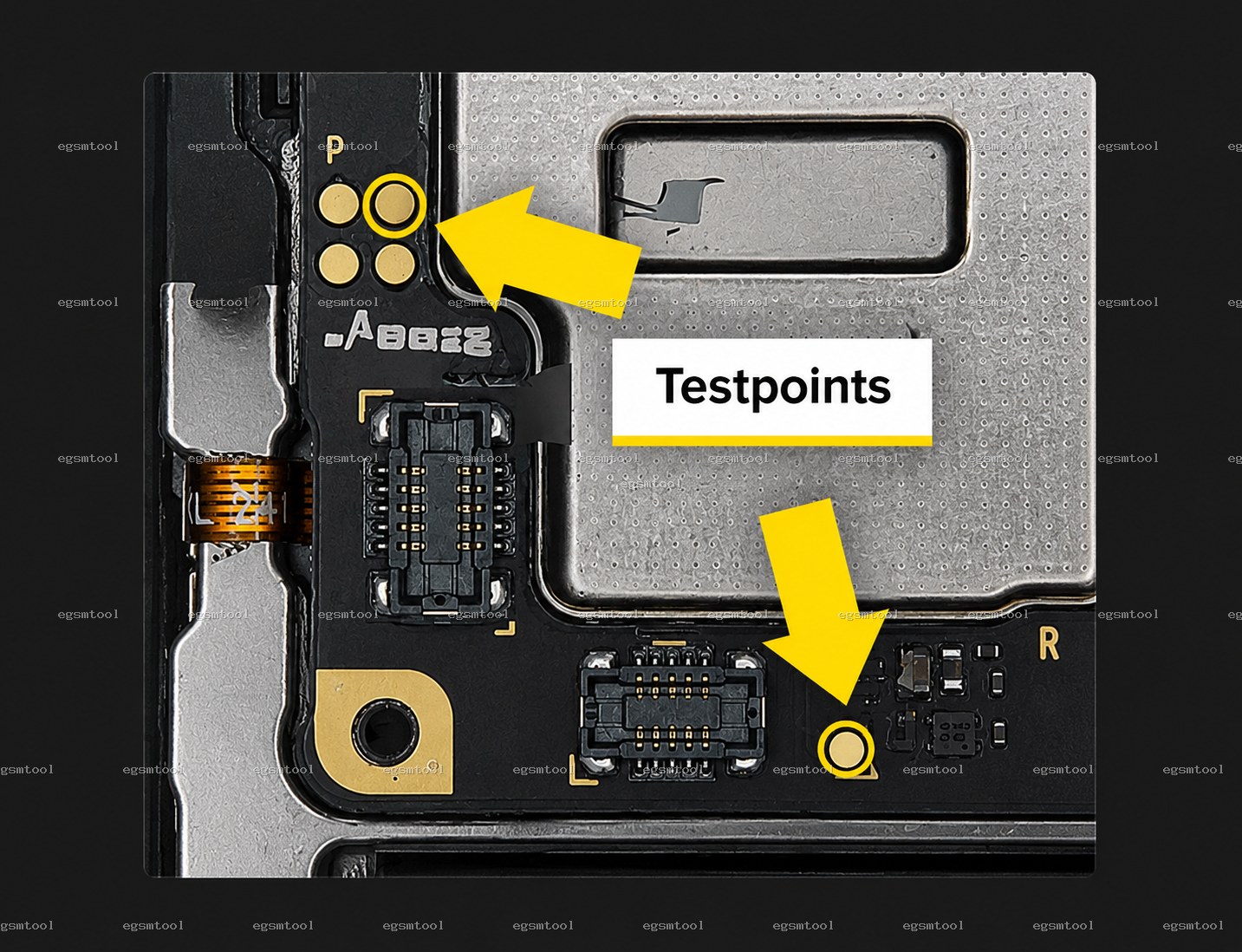 Xiaomi Xiaomi Redmi Note 13R Poco M6 Plus 5G test point diagram — EDL ISP BROM pinout