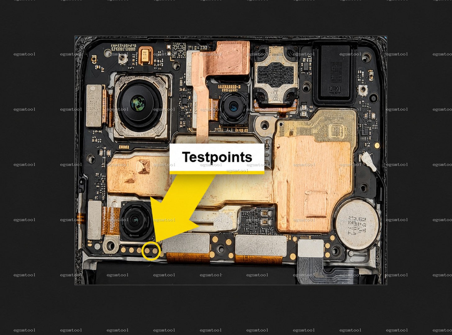 Xiaomi Xiaomi Redmi Note 14 test point diagram — EDL ISP BROM pinout