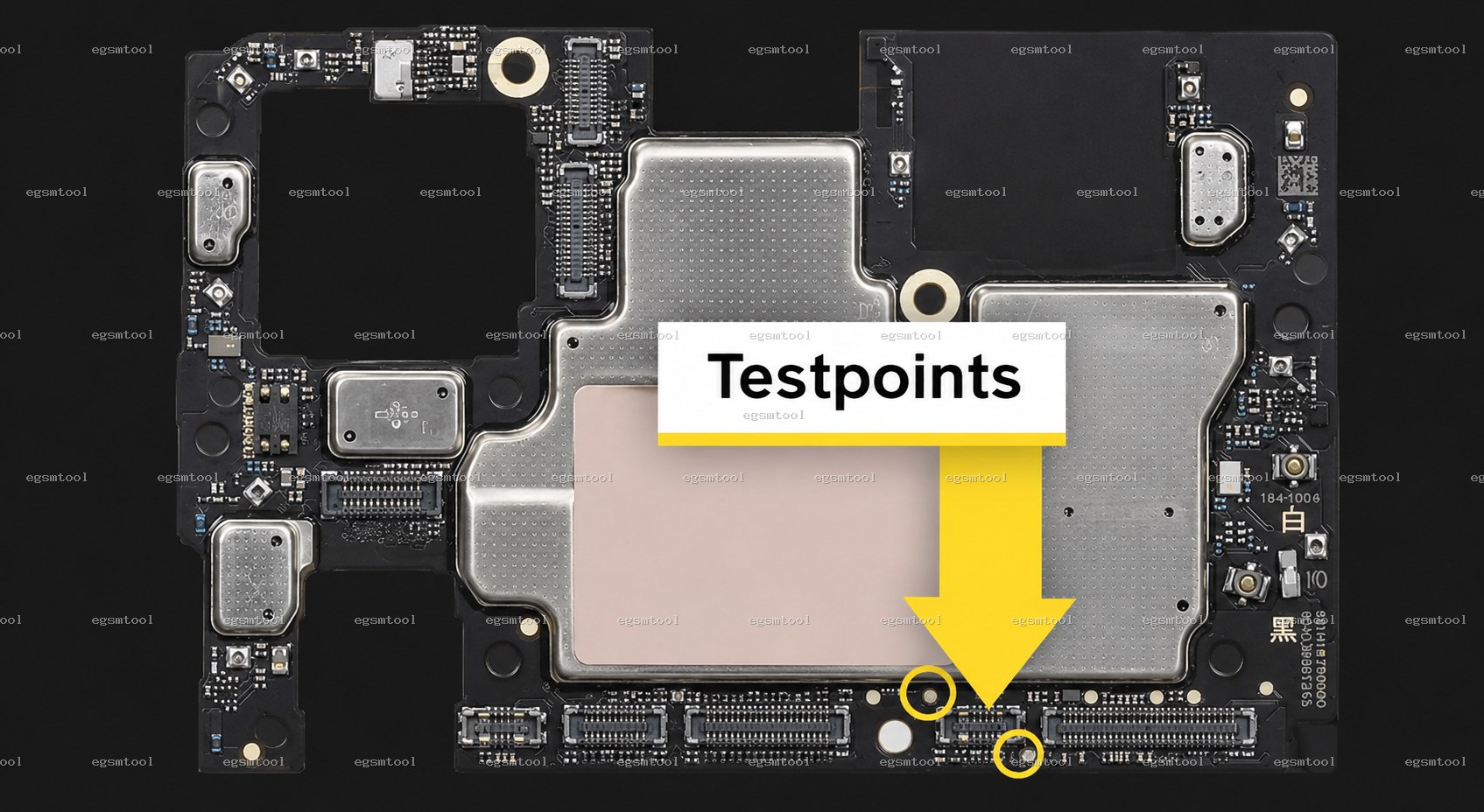 Xiaomi Xiaomi Redmi Turbo 3 test point diagram — EDL ISP BROM pinout