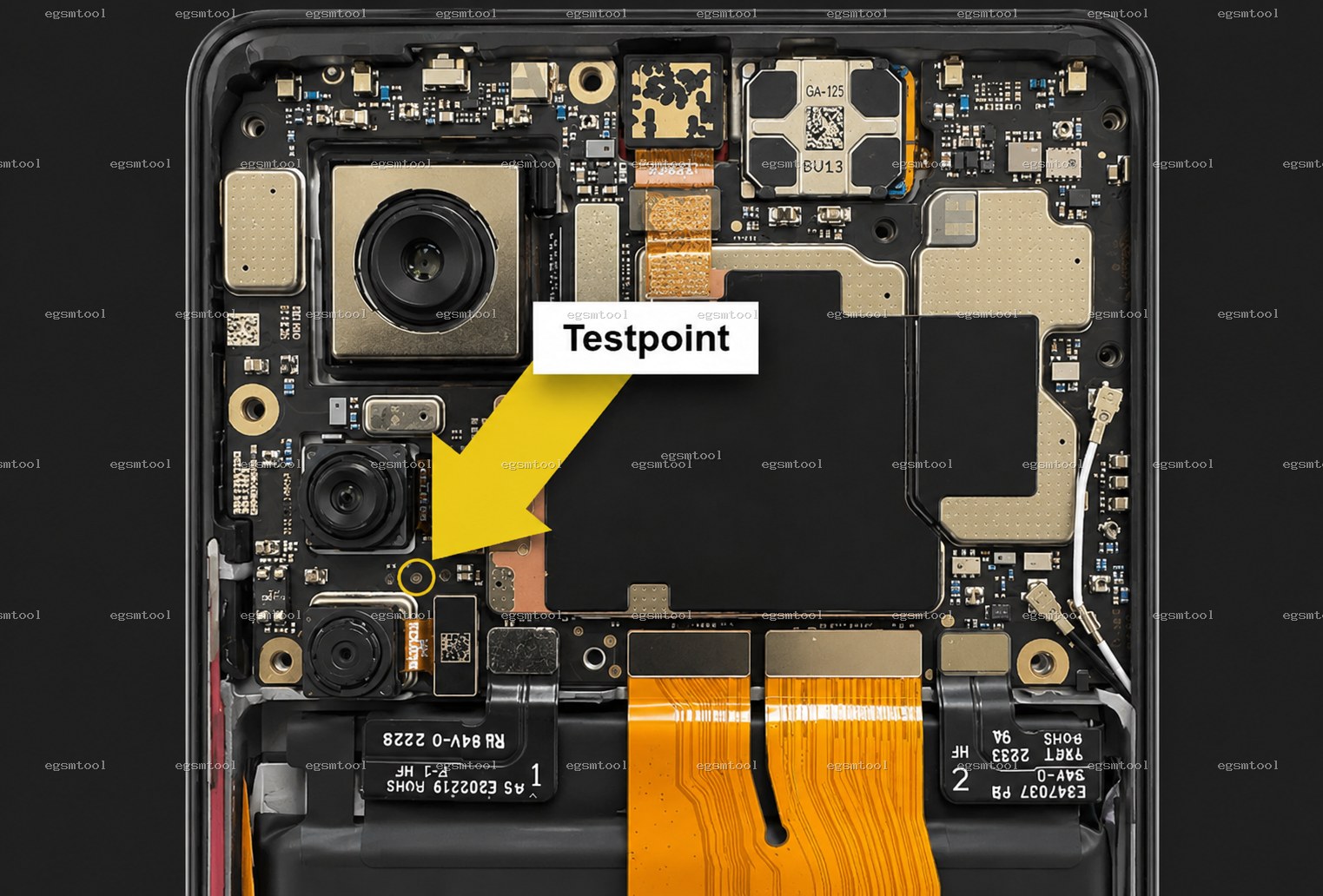 Xiaomi Xiaomi 12t test point diagram — EDL ISP BROM pinout
