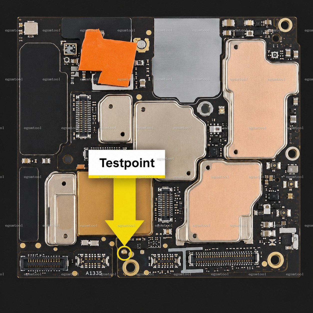 Xiaomi Xiaomi 14 Pro test point diagram — EDL ISP BROM pinout