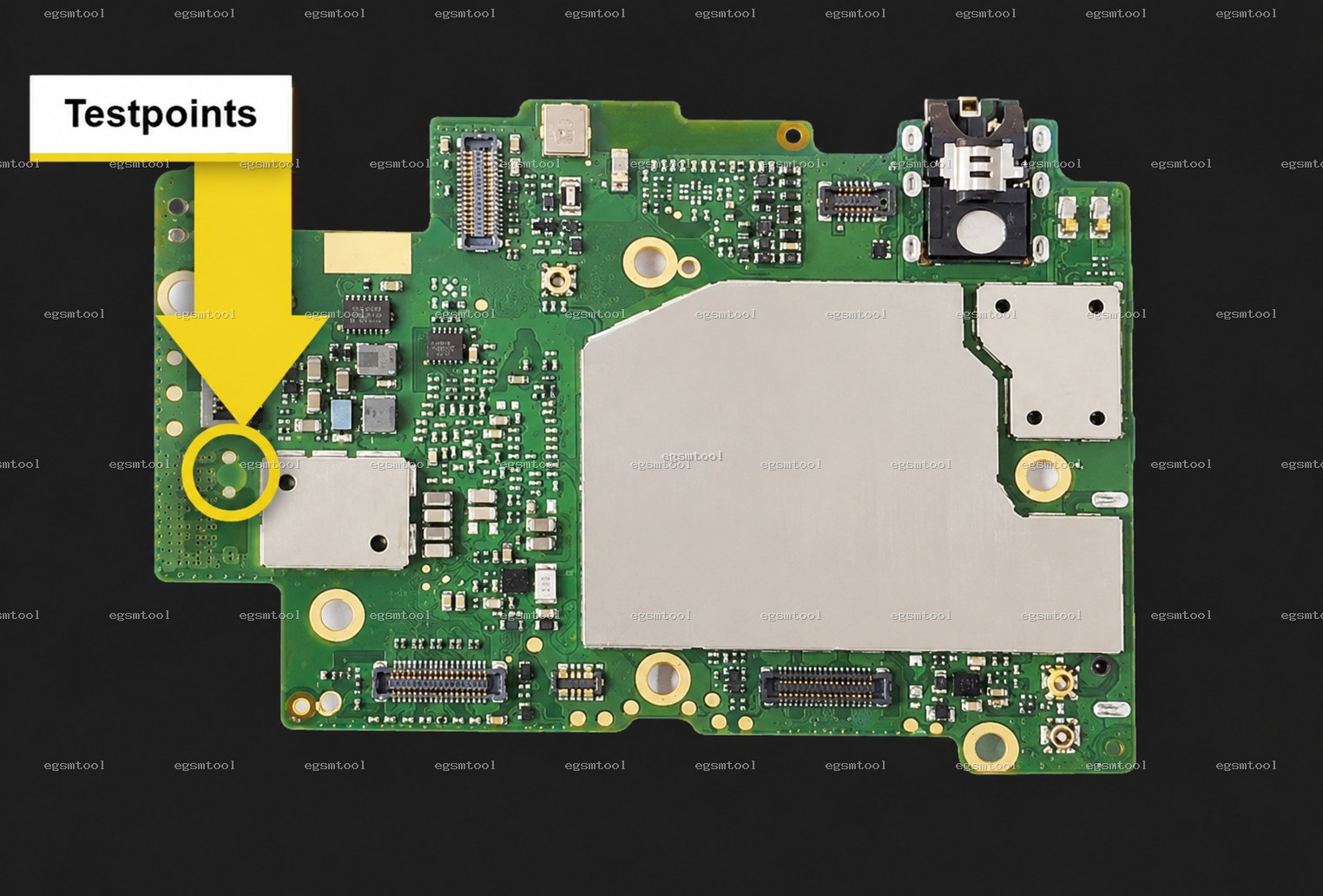 Xiaomi Xiaomi Redmi 5A test point diagram — EDL ISP BROM pinout
