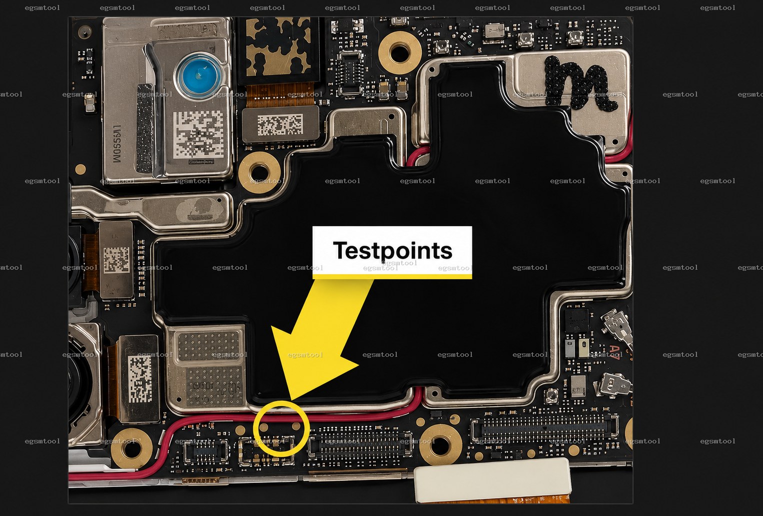Xiaomi Xiaomi Redmi K50 Gaming test point diagram — EDL ISP BROM pinout