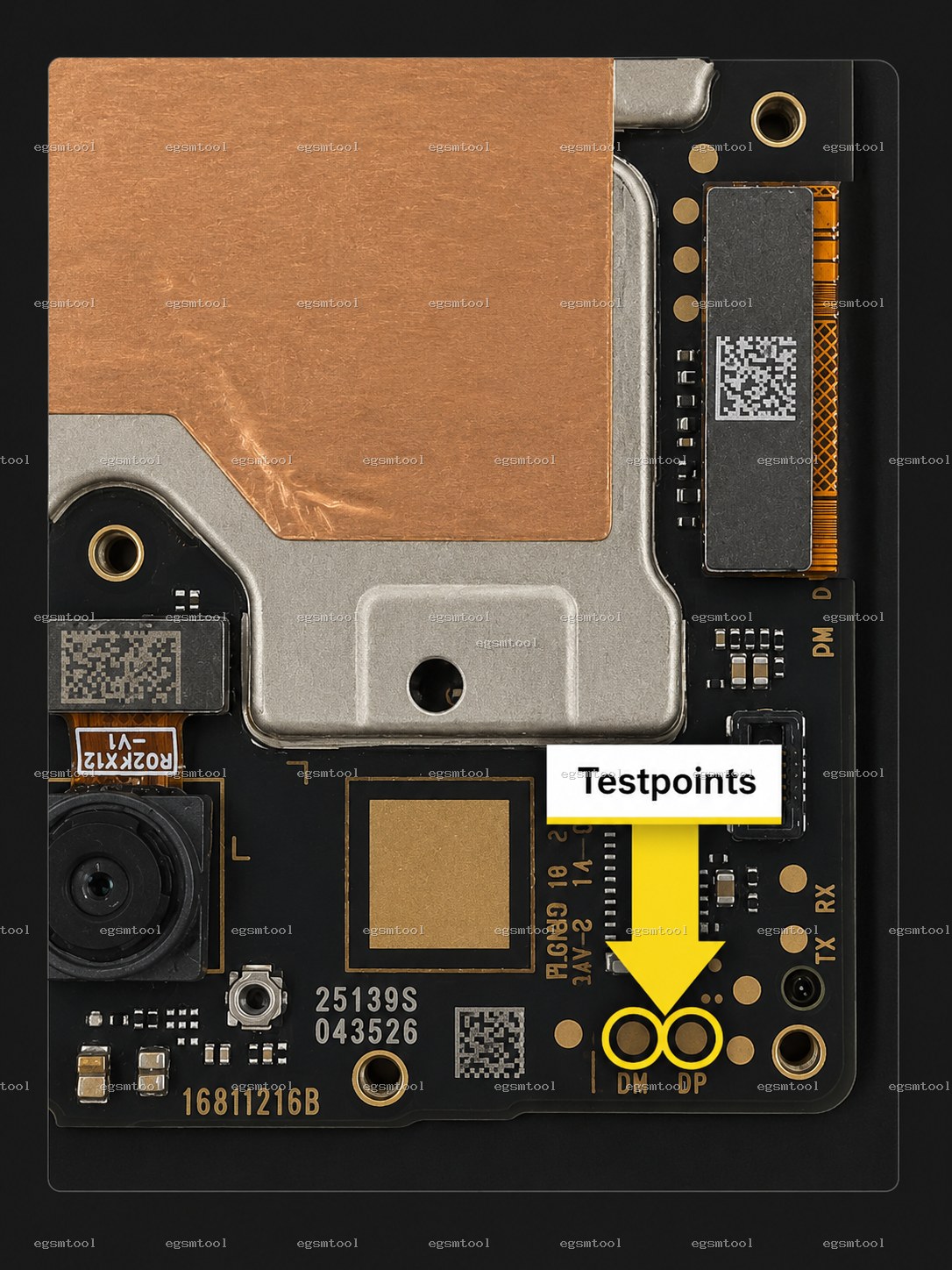 Xiaomi Xiaomi Redmi Note 10 5G camellian test point diagram — EDL ISP BROM pinout