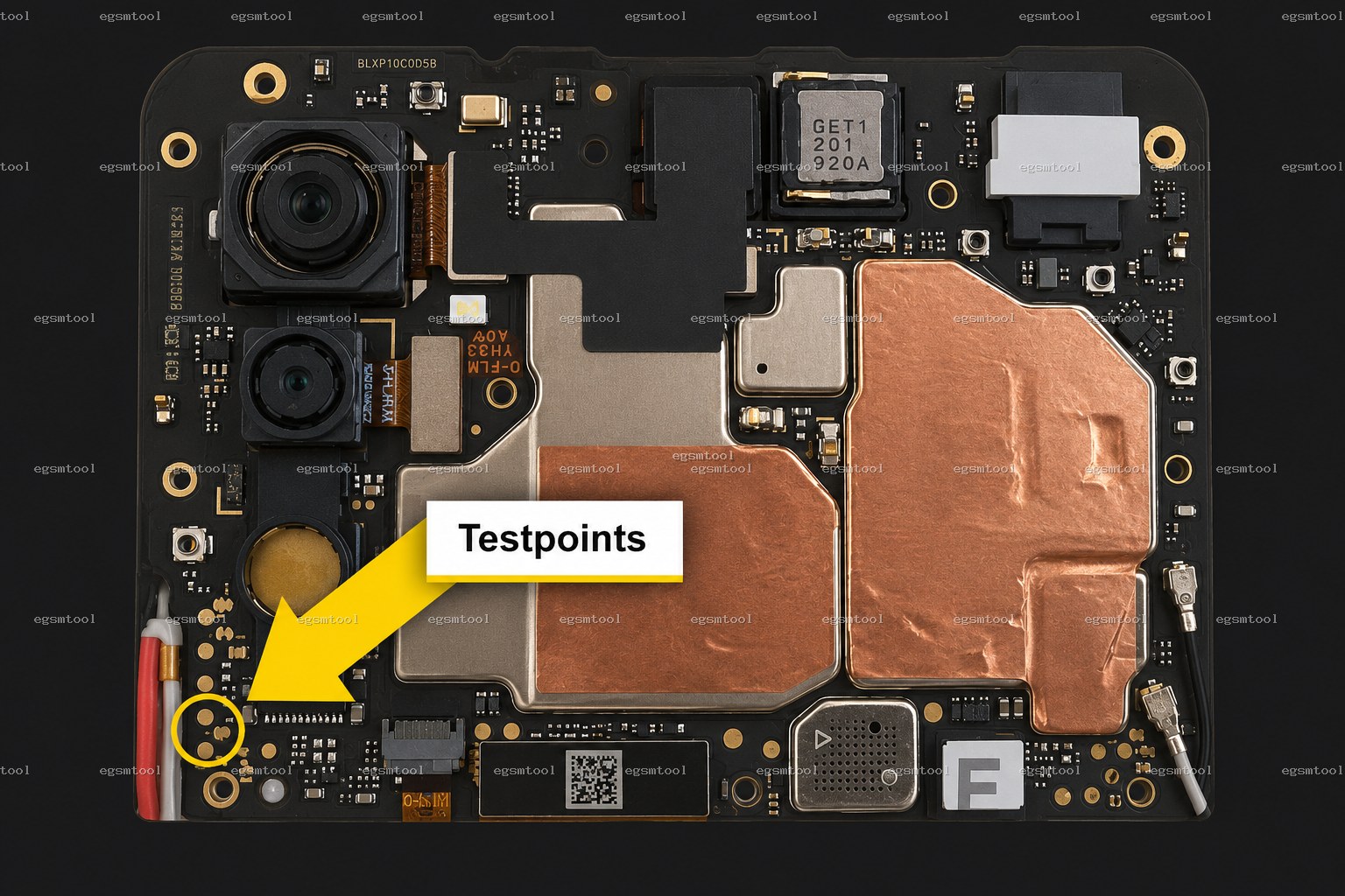 Xiaomi Xiaomi Redmi Note 10T 5G test point diagram — EDL ISP BROM pinout