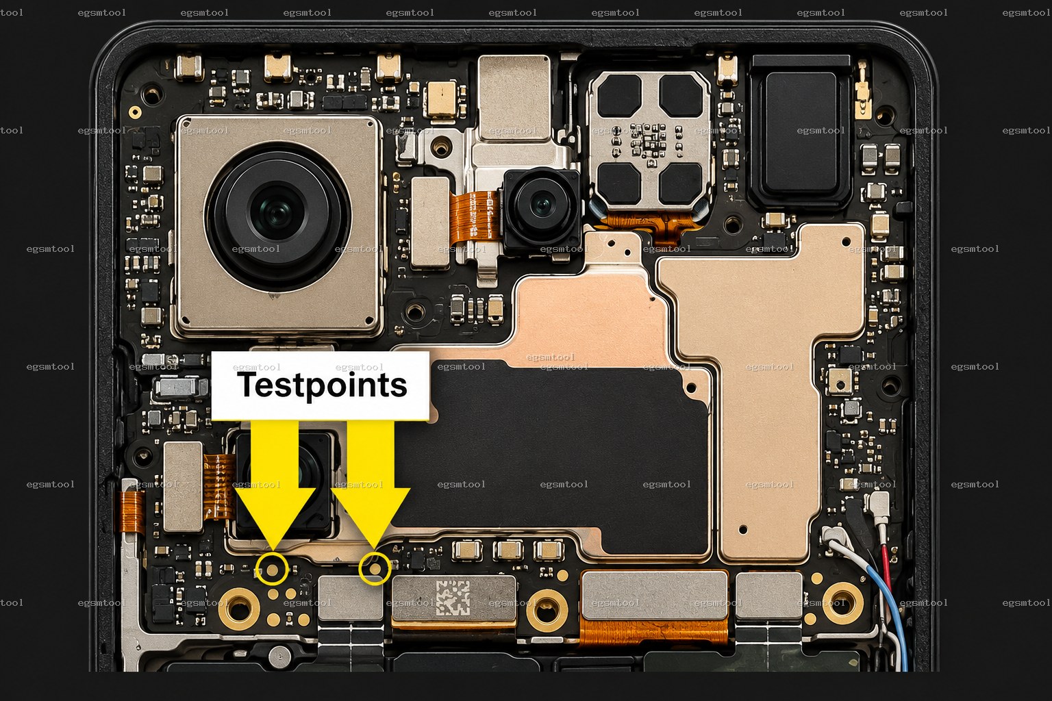 Xiaomi Xiaomi Redmi Note 13 5G test point diagram — EDL ISP BROM pinout