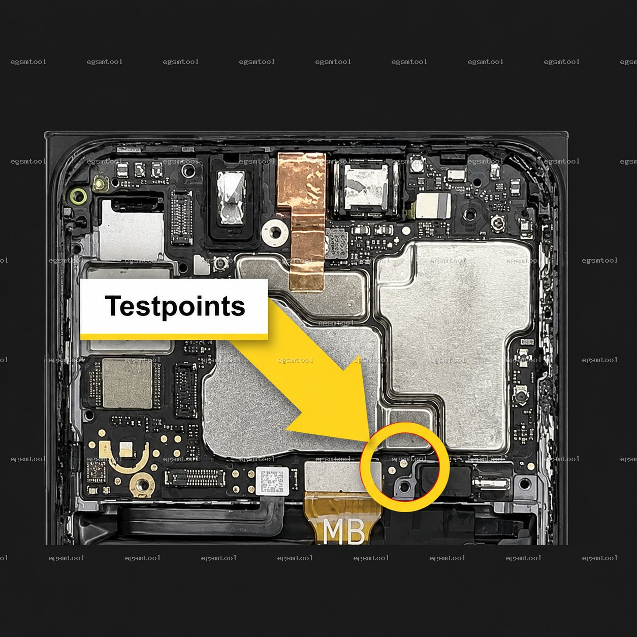 Xiaomi Xiaomi Mi CC 9e test point diagram — EDL ISP BROM pinout