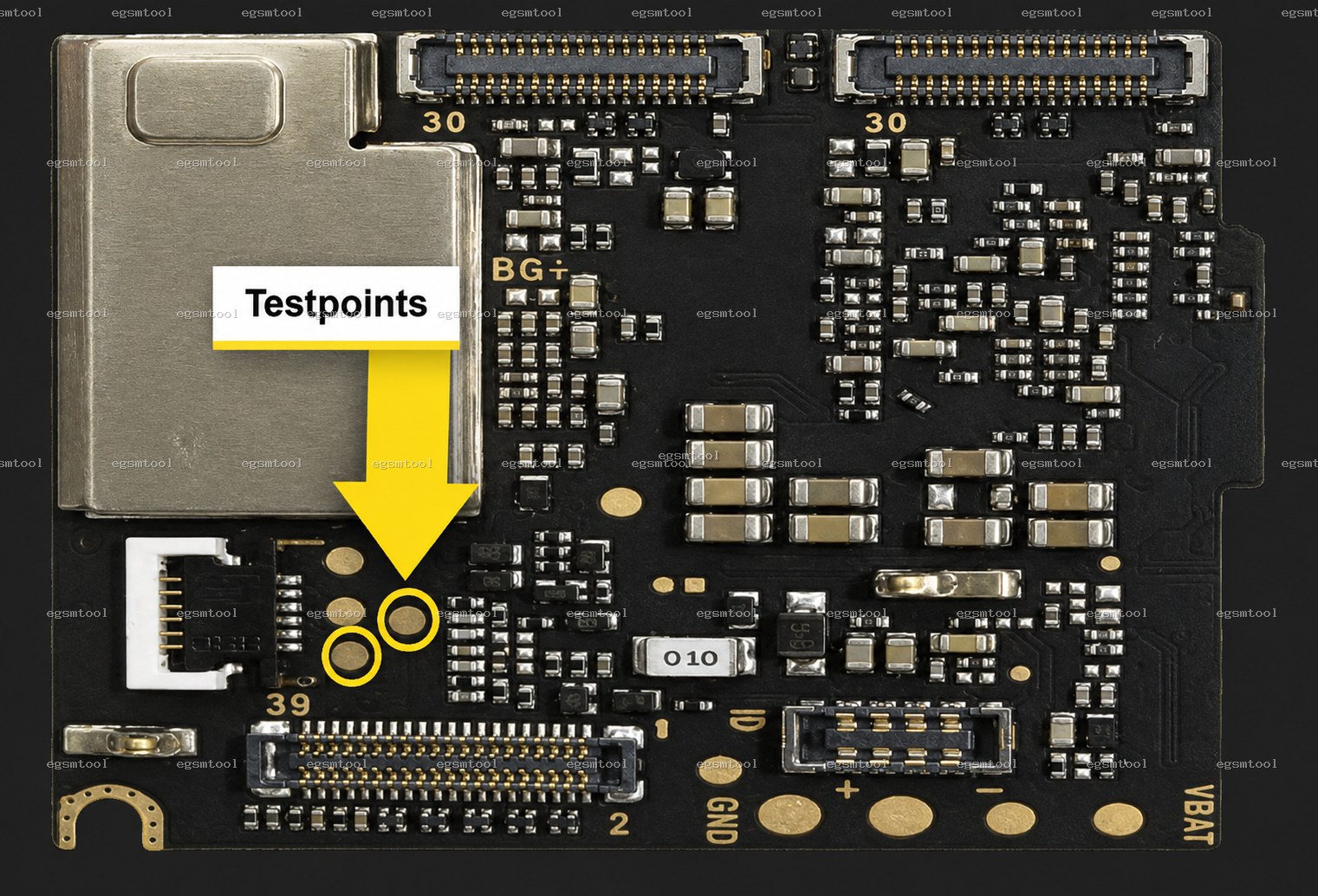 Xiaomi Xiaomi Mi 5X test point diagram — EDL ISP BROM pinout