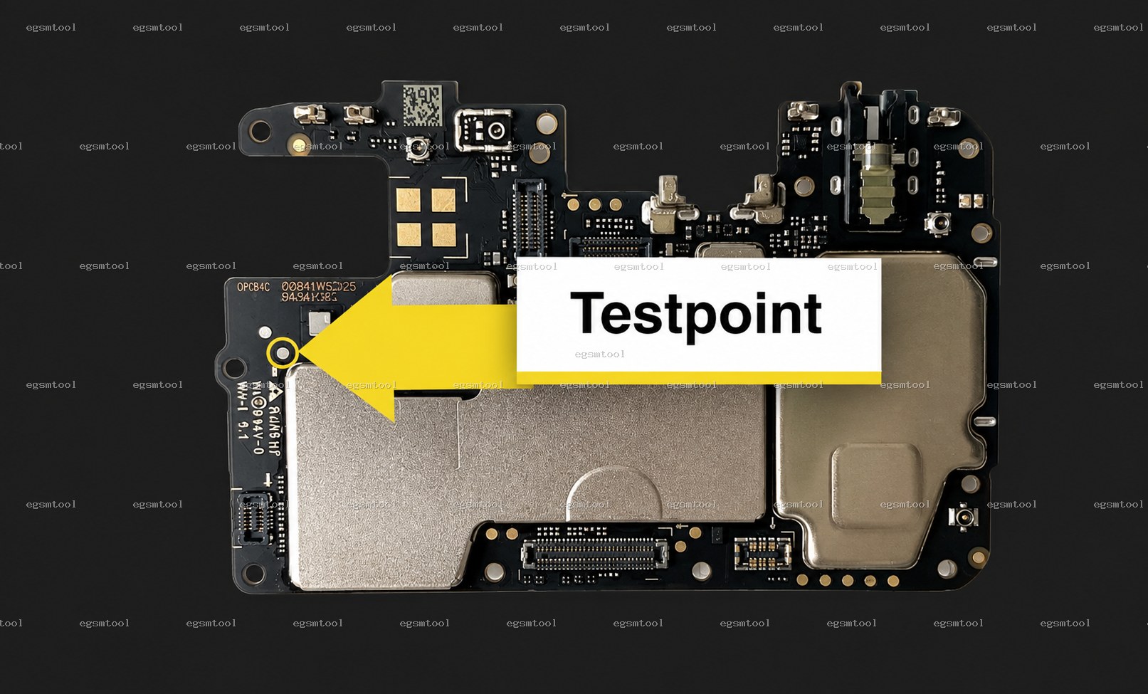 Xiaomi Xiaomi Redmi 9C NFC test point diagram — EDL ISP BROM pinout