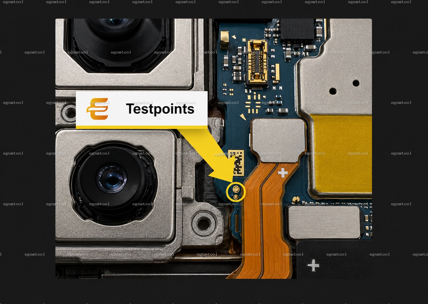 Samsung Samsung Galaxy S24 Plus models   SM-S926U test point diagram — EDL ISP BROM pinout